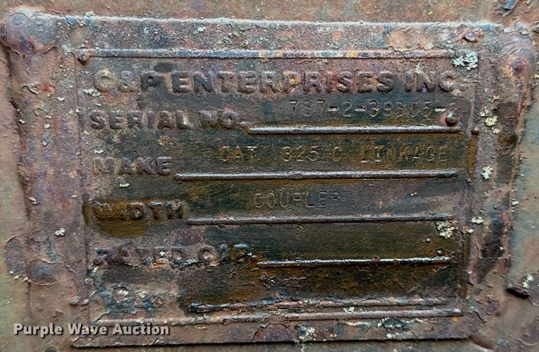 image for item DP6738 CP excavator quick coupler