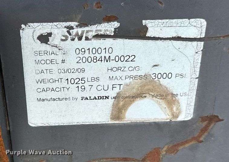 image for item DP6756 (2) skid steer sweepers