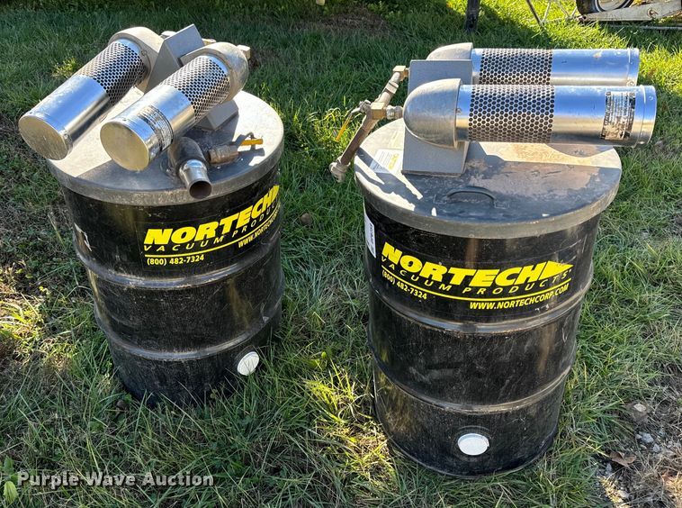 image for item DP6759 (2) Nortech N552BC drum vacuums