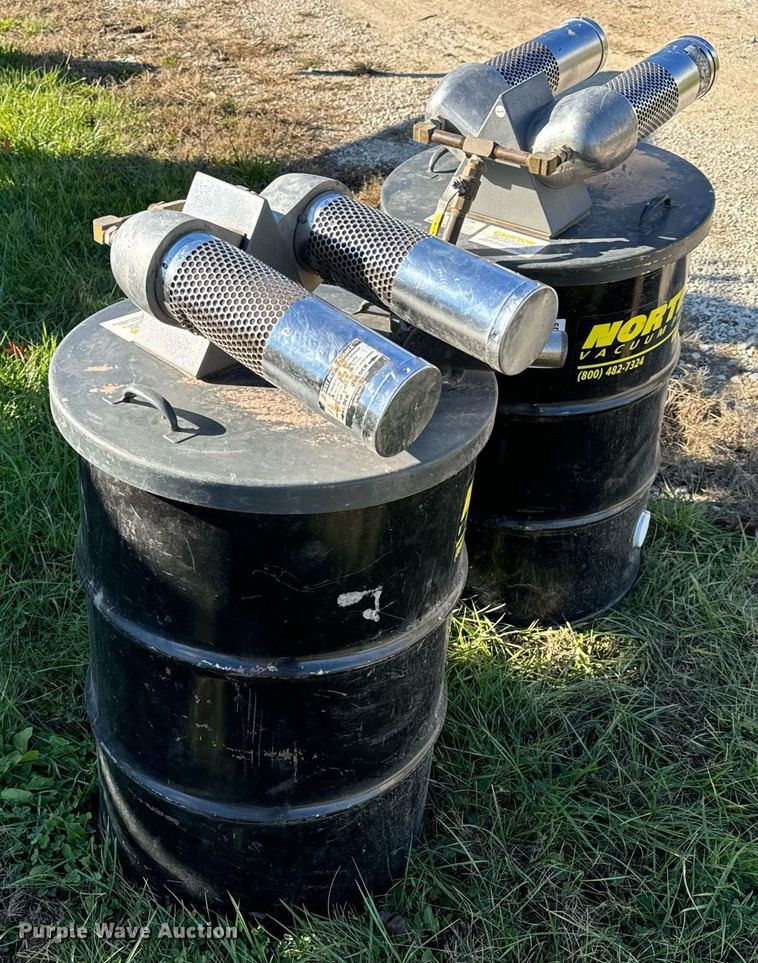 image for item DP6759 (2) Nortech N552BC drum vacuums