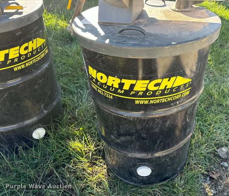 image for item DP6759 (2) Nortech N552BC drum vacuums