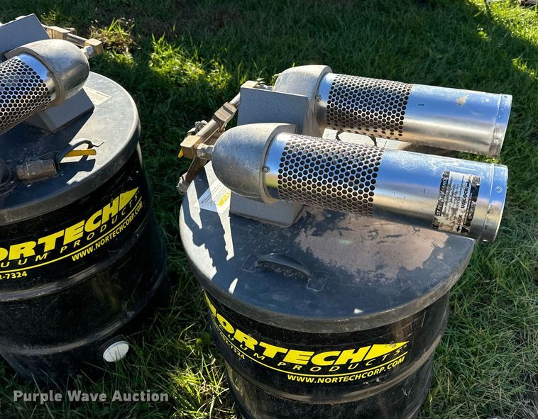 image for item DP6759 (2) Nortech N552BC drum vacuums