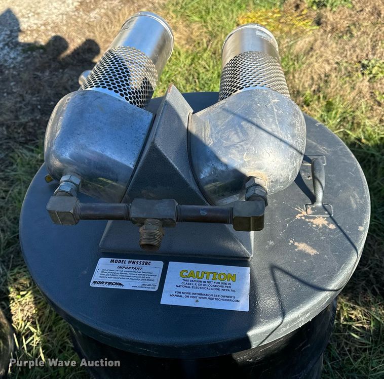 image for item DP6759 (2) Nortech N552BC drum vacuums