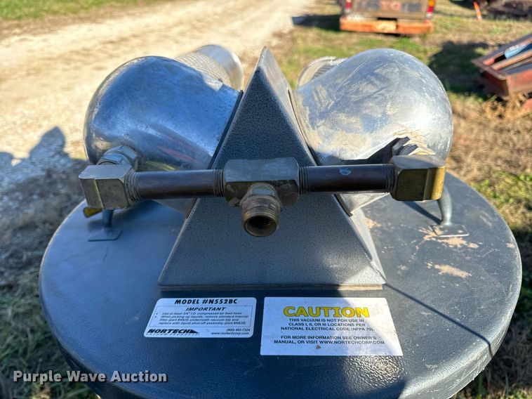 image for item DP6759 (2) Nortech N552BC drum vacuums