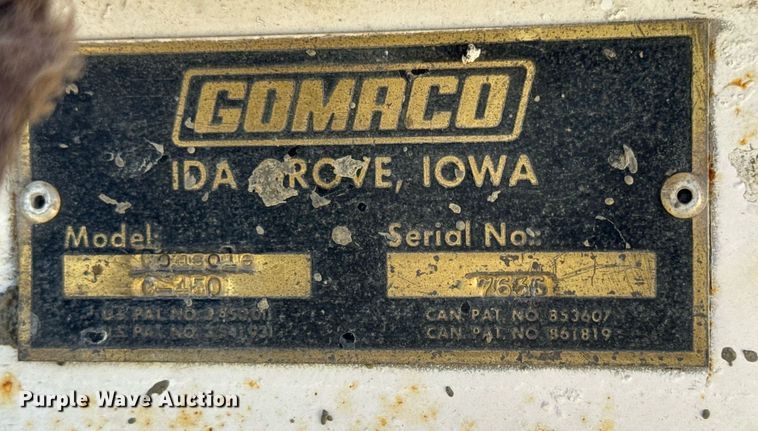 image for item DP6760 Gomaco texture curing machine