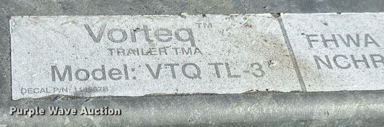 image for item DP6761 2014 Vorteq VTQ-TL3 crash attenuator trailer
