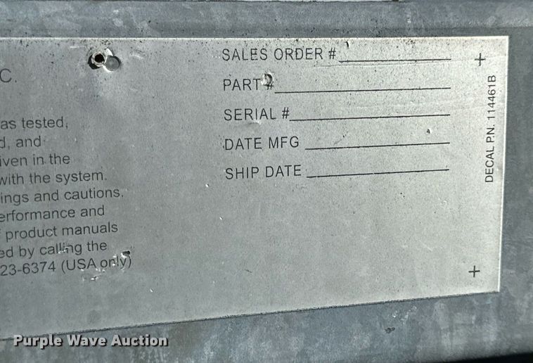 image for item DP6762 2014 Vorteq VTQ-TL3 crash attenuator trailer