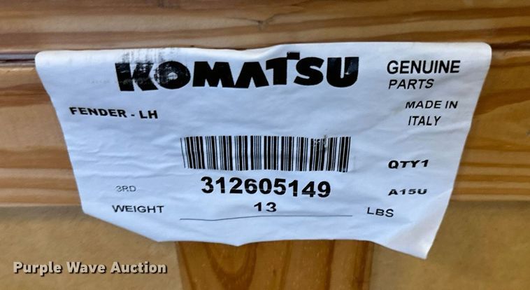 image for item DP6765  Backhoe left fender