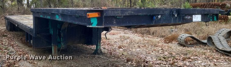 image for item DQ3770 1980 Great Dane Drop drop deck equipment trailer