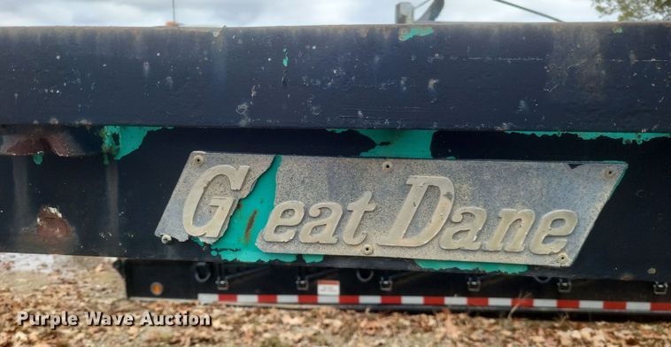 image for item DQ3770 1980 Great Dane Drop drop deck equipment trailer