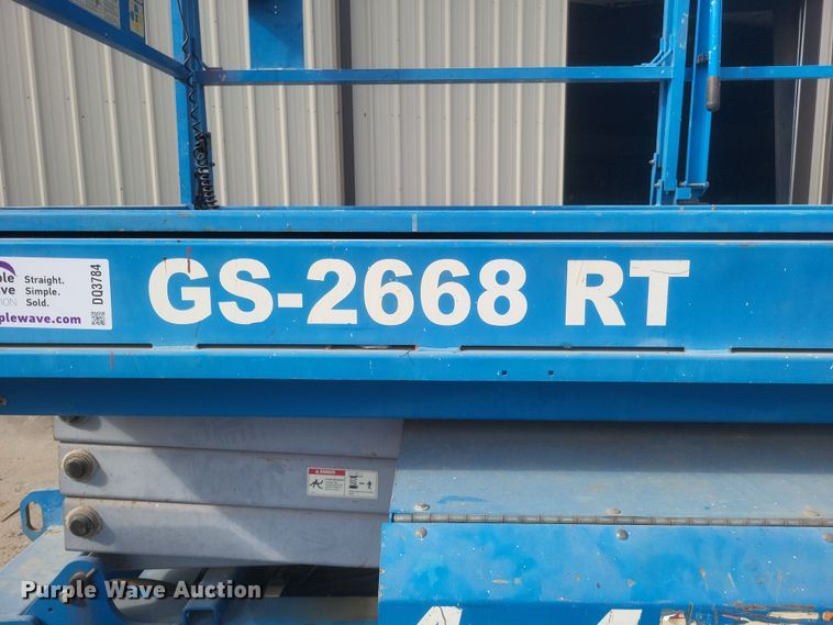 image for item DQ3784 2008 Genie GS-2668 RT scissor lift