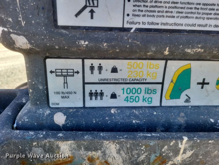 image for item DQ3798 2008 JLG 1350 SJP boom lift