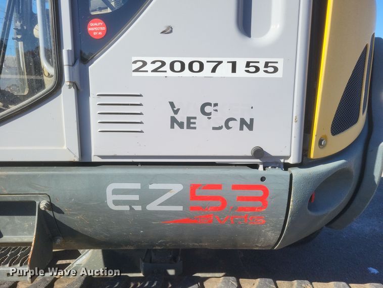 image for item DQ3799 Wacker Neuson  EZ53 mini excavator