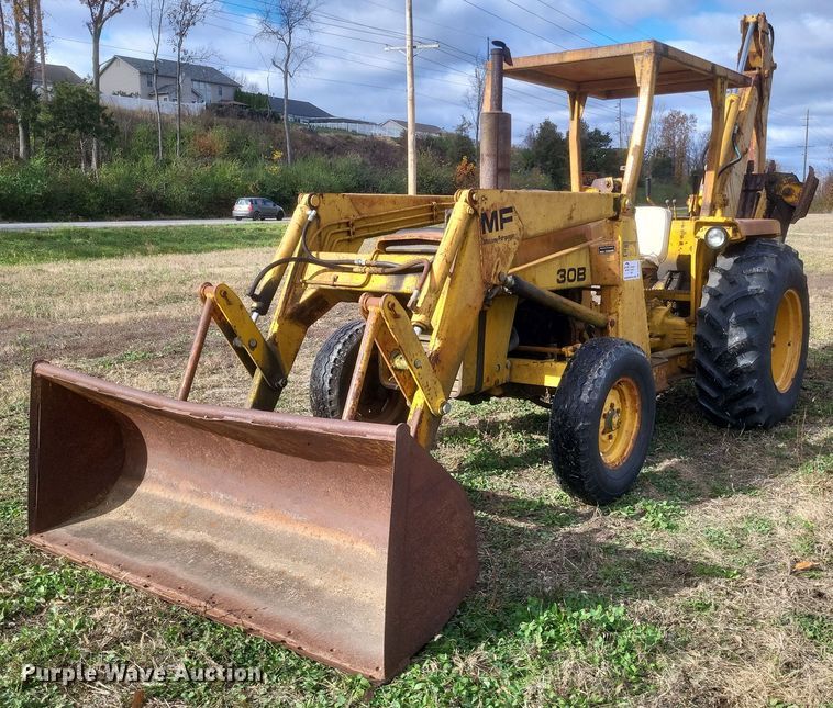 image for item DQ3804 1977 Massey Ferguson  30B industrial tractor