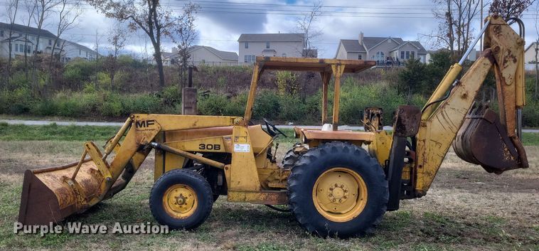 image for item DQ3804 1977 Massey Ferguson  30B industrial tractor