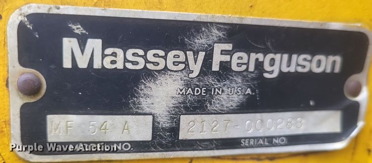 image for item DQ3804 1977 Massey Ferguson  30B industrial tractor