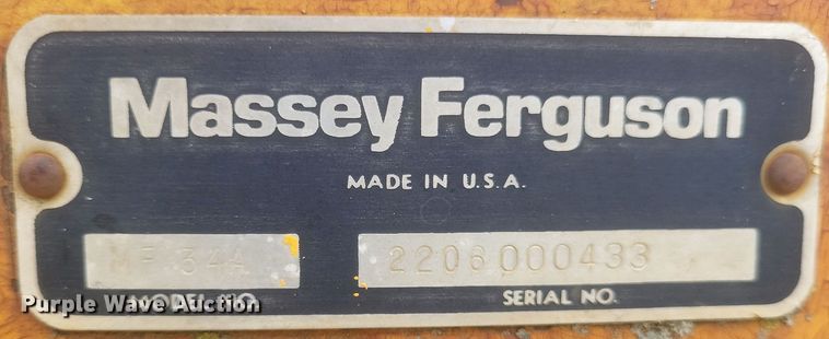 image for item DQ3804 1977 Massey Ferguson  30B industrial tractor