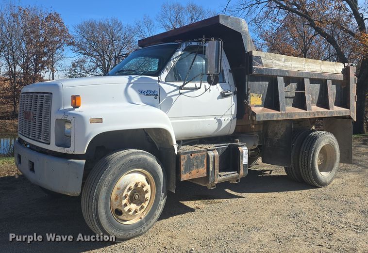 image for item DQ5309 1991 GMC Topkick C6500 dump truck
