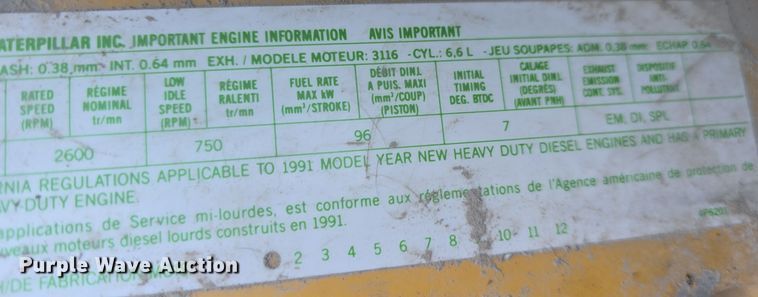 image for item DQ5309 1991 GMC Topkick C6500 dump truck