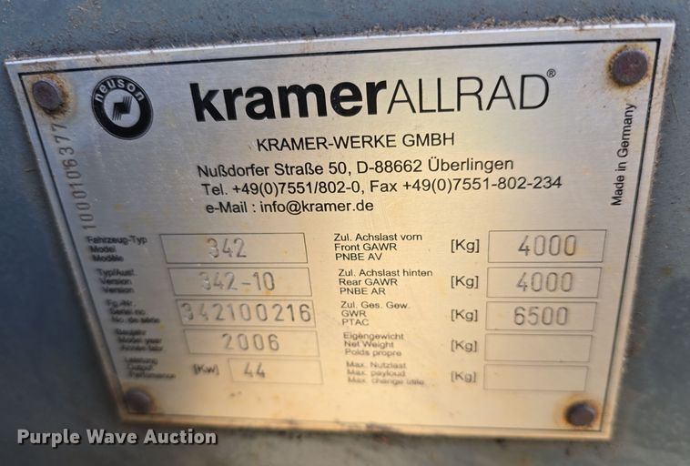 image for item DQ5316 2006 Gehl 480T telehandler