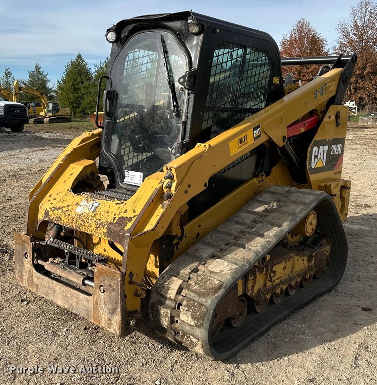 image for item DS3157 2015 Caterpillar 289D tracked skid steer loader