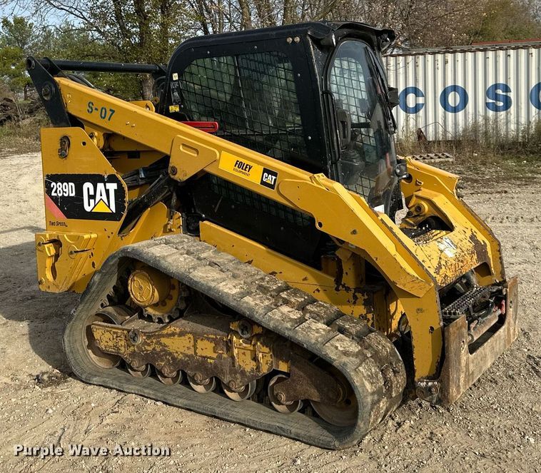 image for item DS3157 2015 Caterpillar 289D tracked skid steer loader