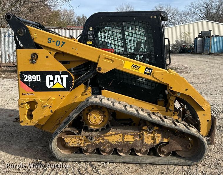 image for item DS3157 2015 Caterpillar 289D tracked skid steer loader