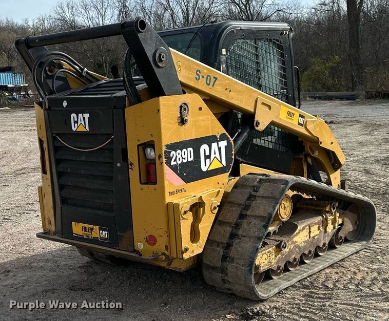 image for item DS3157 2015 Caterpillar 289D tracked skid steer loader
