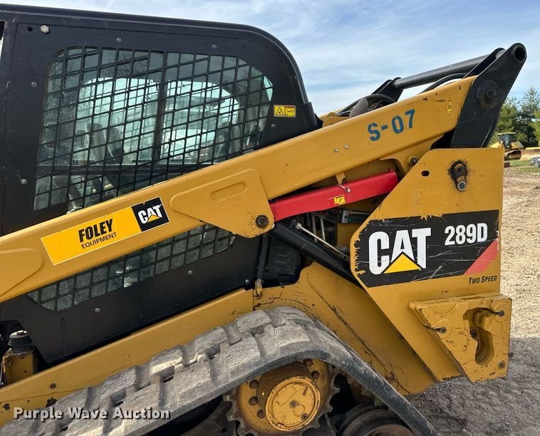 image for item DS3157 2015 Caterpillar 289D tracked skid steer loader