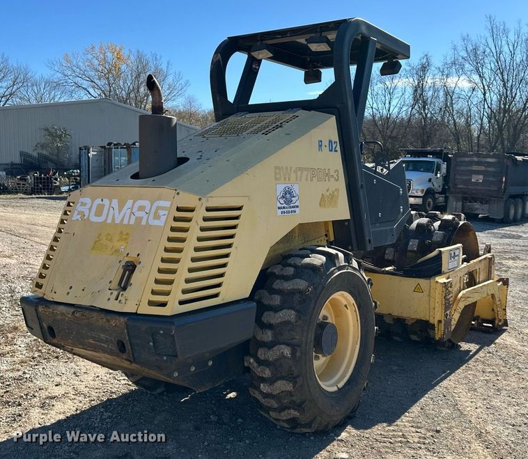 image for item DS3167 2005 Bomag BW177PDH-3 single drum vibratory roller