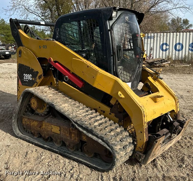 image for item DS3171 2012 Caterpillar 289C tracked skid steer loader