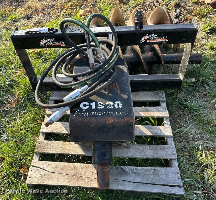 image for item DS3187 McMillen C1920  skid steer auger