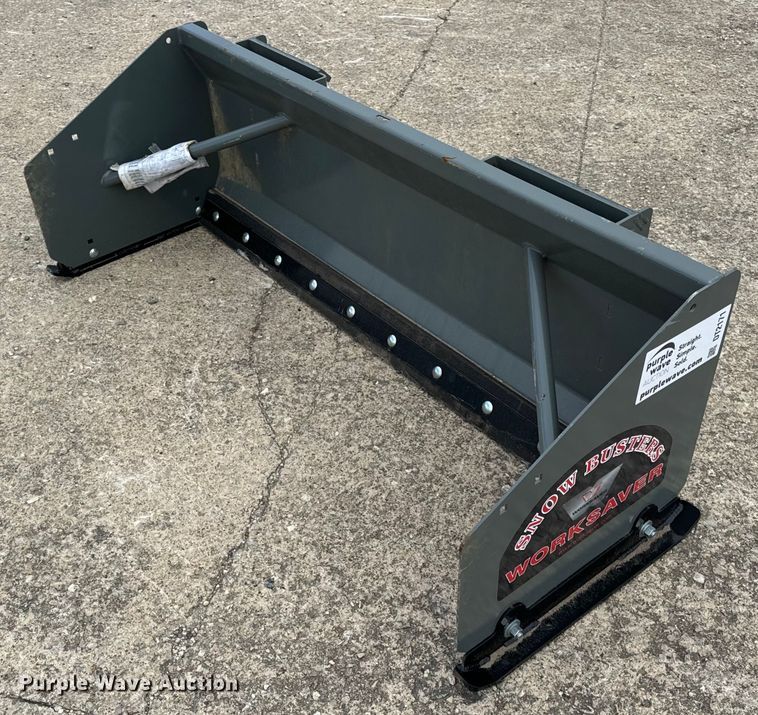 image for item DT2171 Worksaver SPS-2060R skid steer snow pusher