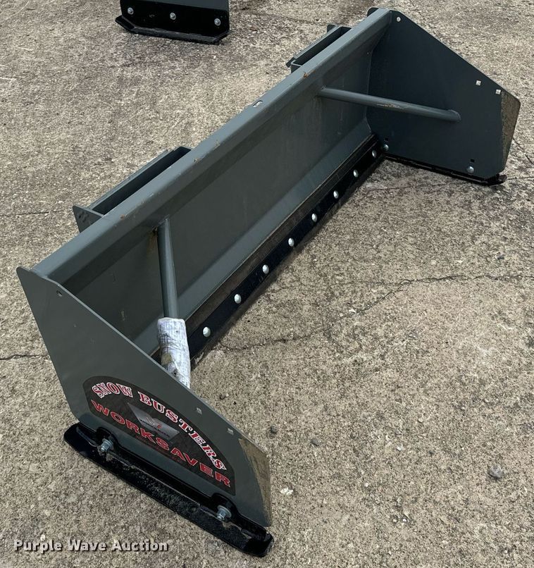 image for item DT2171 Worksaver SPS-2060R skid steer snow pusher
