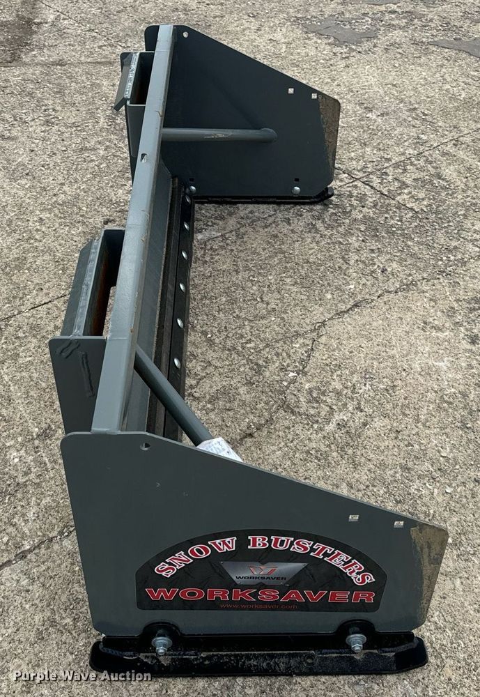 image for item DT2171 Worksaver SPS-2060R skid steer snow pusher