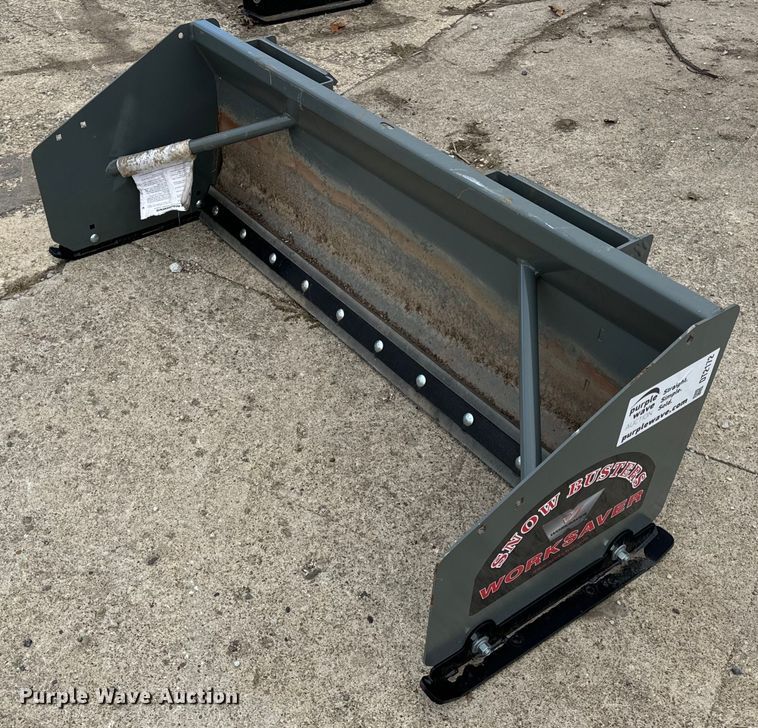 image for item DT2172 Worksaver SPS-2060R skid steer snow pusher
