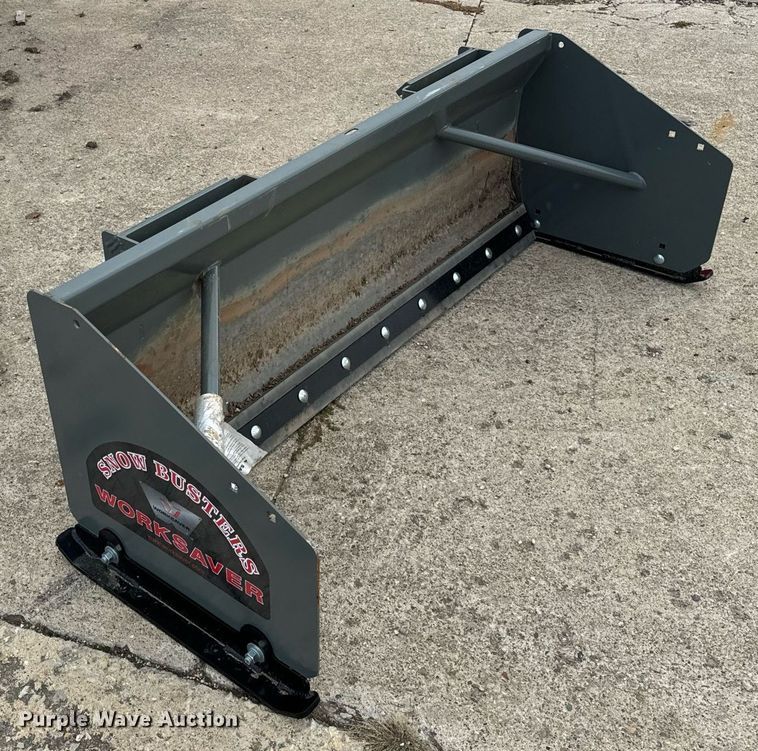 image for item DT2172 Worksaver SPS-2060R skid steer snow pusher