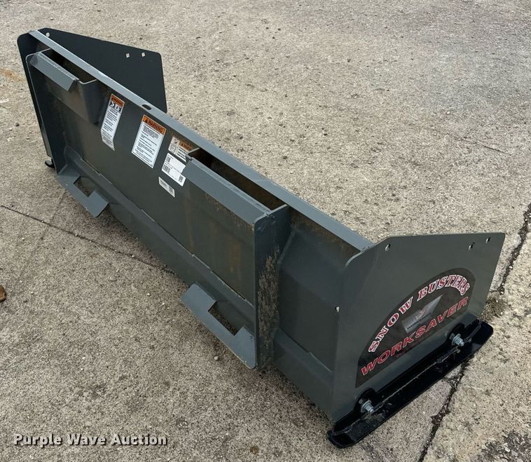 image for item DT2172 Worksaver SPS-2060R skid steer snow pusher