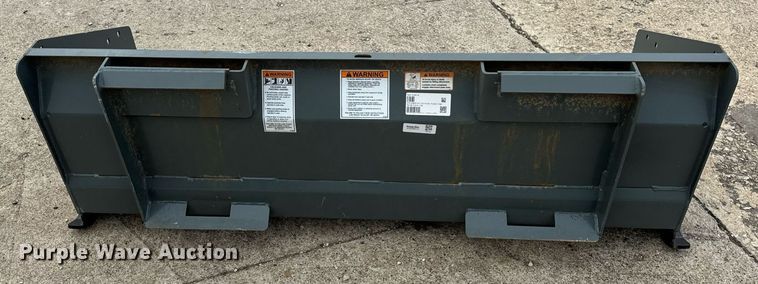 image for item DT2172 Worksaver SPS-2060R skid steer snow pusher