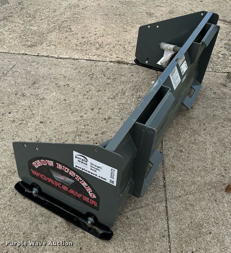 image for item DT2172 Worksaver SPS-2060R skid steer snow pusher