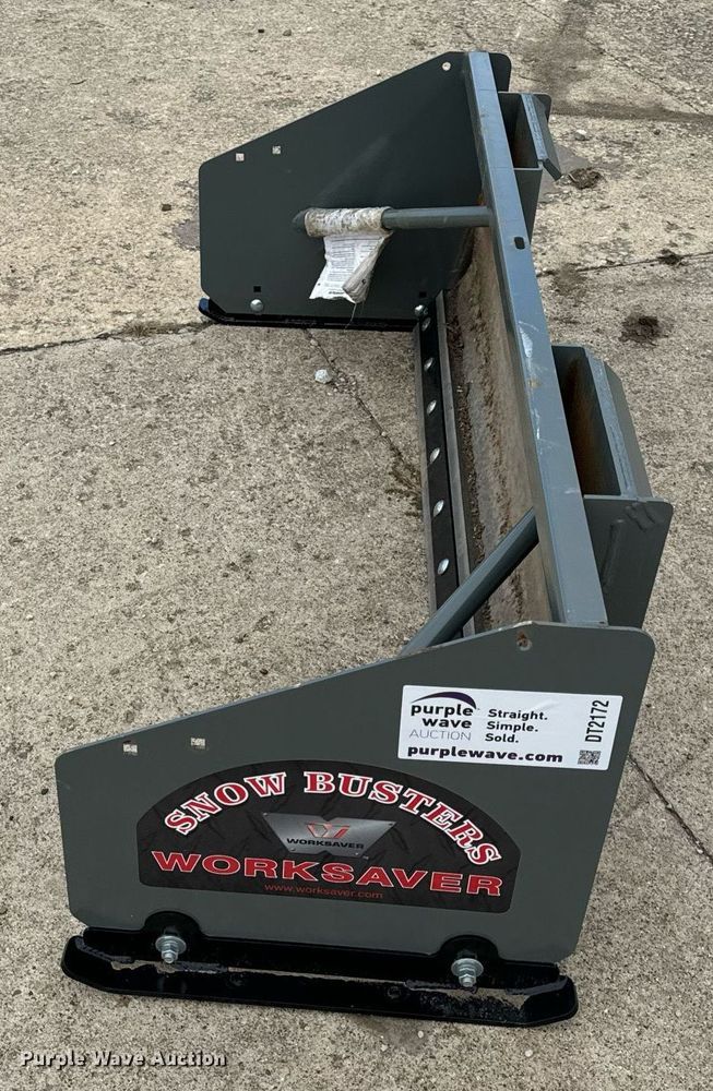 image for item DT2172 Worksaver SPS-2060R skid steer snow pusher