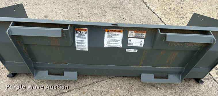 image for item DT2172 Worksaver SPS-2060R skid steer snow pusher