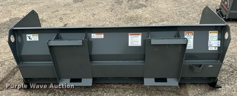 image for item DT2173 Worksaver SPS-2472R skid steer snow pusher