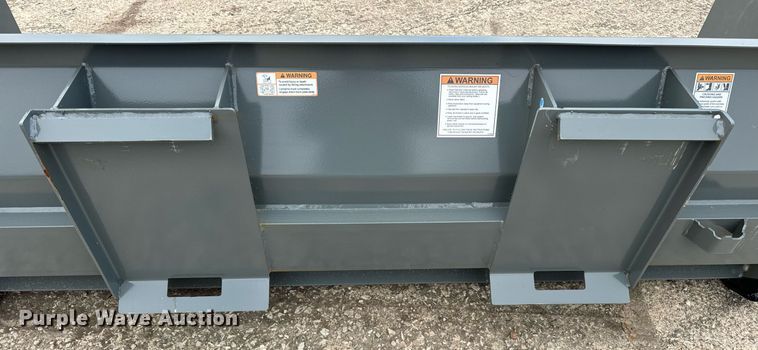 image for item DT2173 Worksaver SPS-2472R skid steer snow pusher