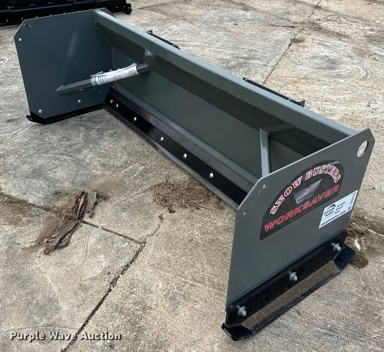 image for item DT2174 Worksaver SPS2472R skid steer snow pusher