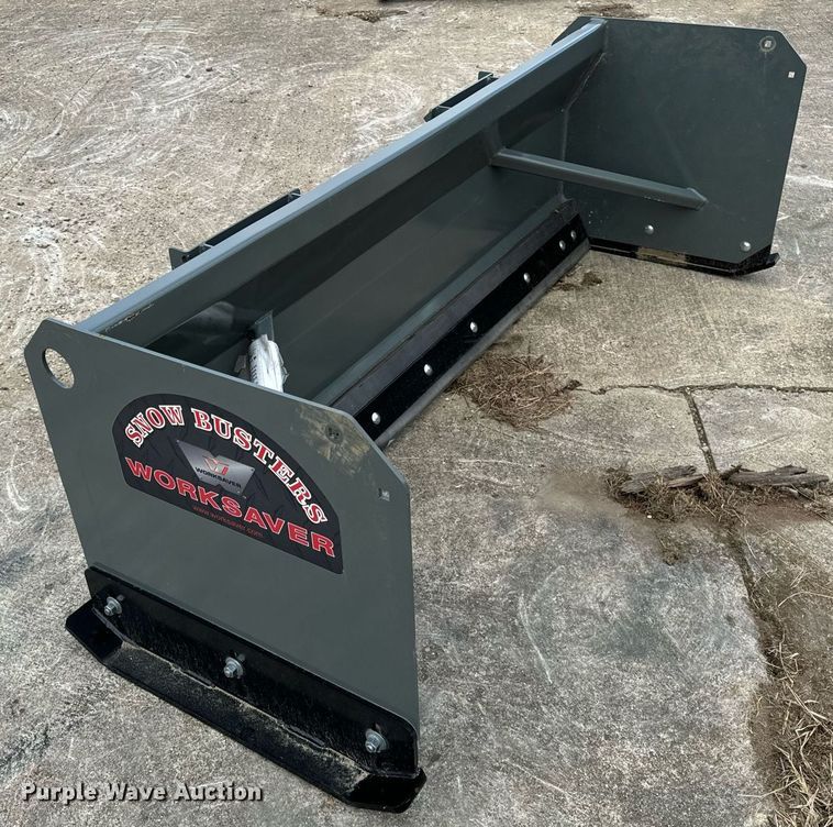 image for item DT2174 Worksaver SPS2472R skid steer snow pusher