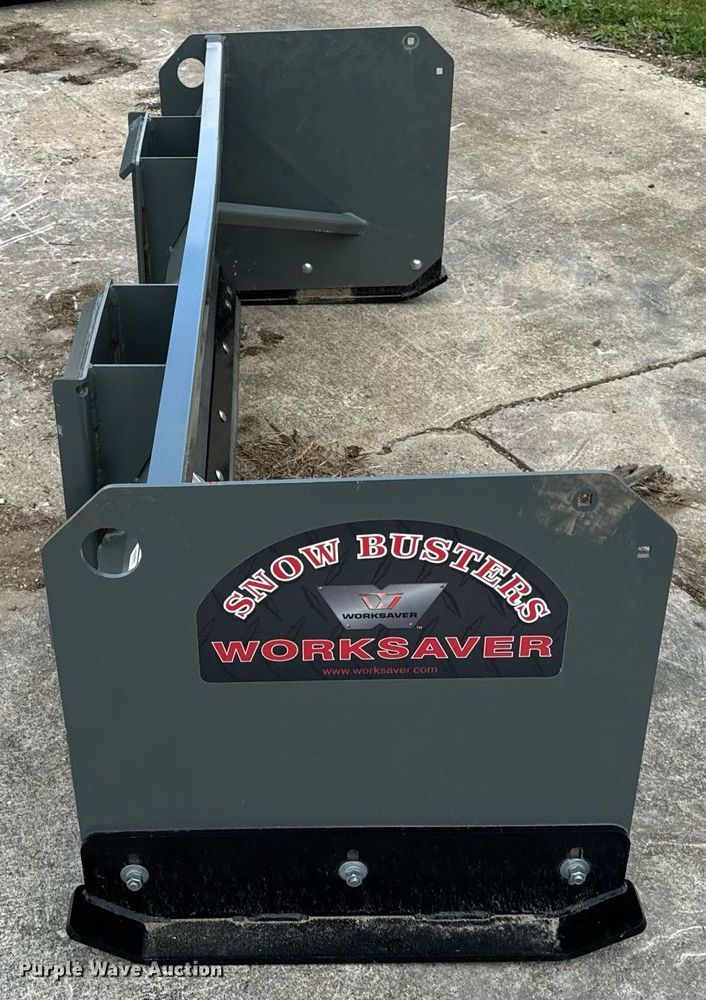 image for item DT2174 Worksaver SPS2472R skid steer snow pusher