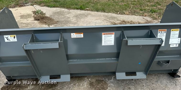 image for item DT2174 Worksaver SPS2472R skid steer snow pusher