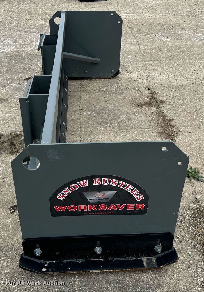 image for item DT2175 Worksaver SPS2484R skid steer snow pusher