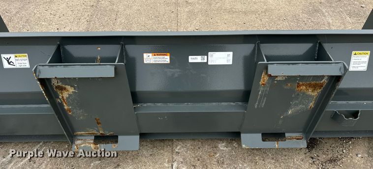 image for item DT2175 Worksaver SPS2484R skid steer snow pusher